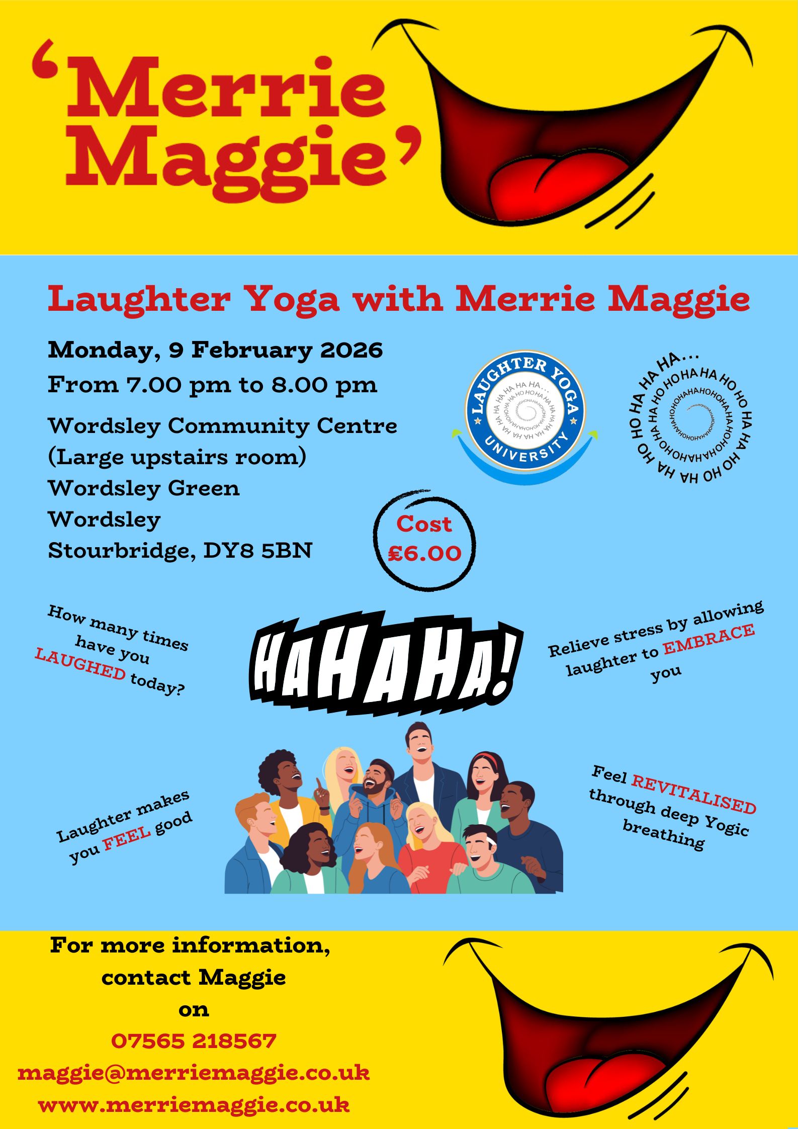 Laughter Yoga Merrie Maggie